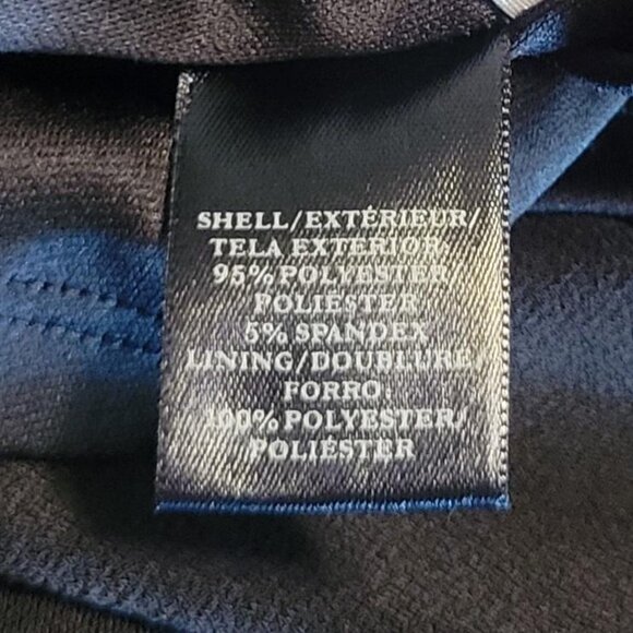 Ann Taylor Black Wrap Top Dress with Gathered Banding at Waist - Picture 12 of 14